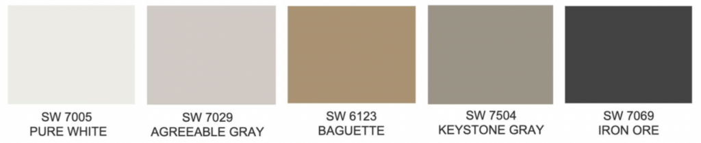 Sherwin Williams colors